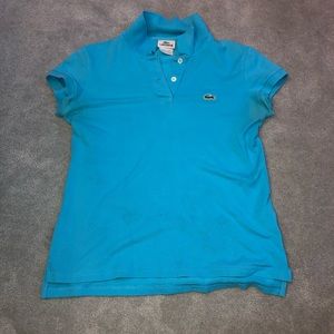 Lacoste Turquoise Polo size 39